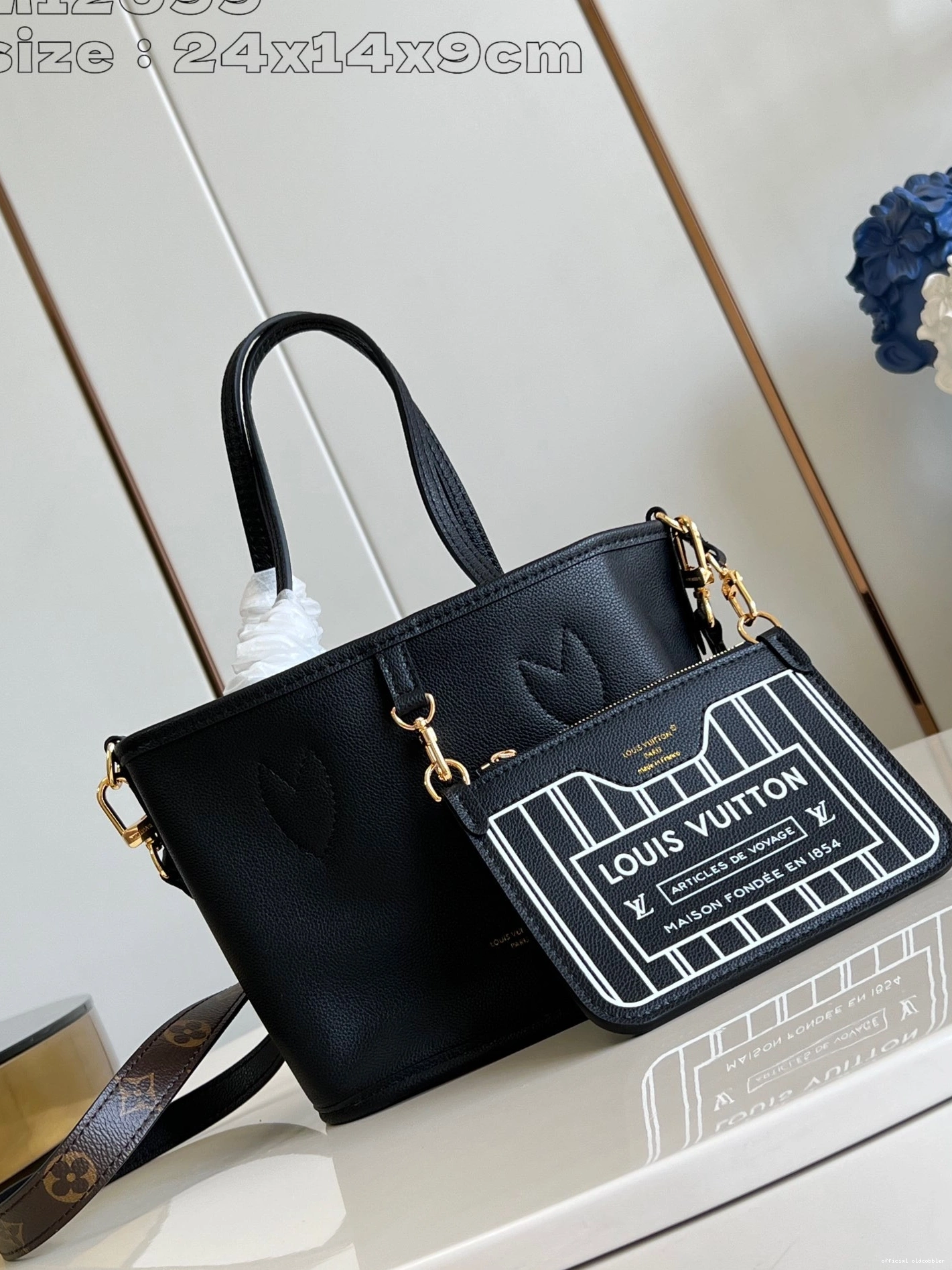Official oldcobbler LOUIS BB Out Neverfull VUITTON Inside Bandoulière 0806